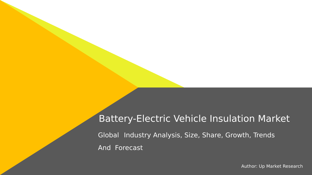 BatteryElectric Vehicle Insulation Market Research Report 20202028